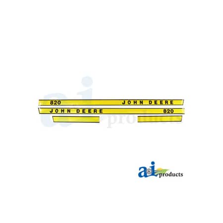 A & I Products Hood Decal 4" x3" x2" A-JD820L
